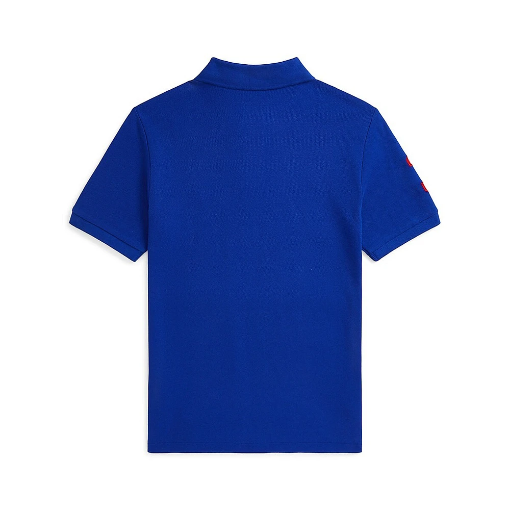 Polo en maille emblématique pour garçon