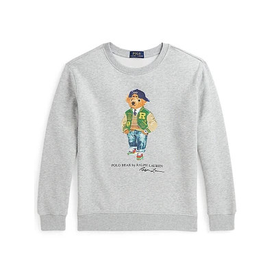 Boy's Polo Bear Fleece Sweatshirt