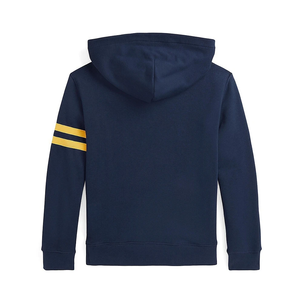 Boy's Polo Bear Fleece Hoodie