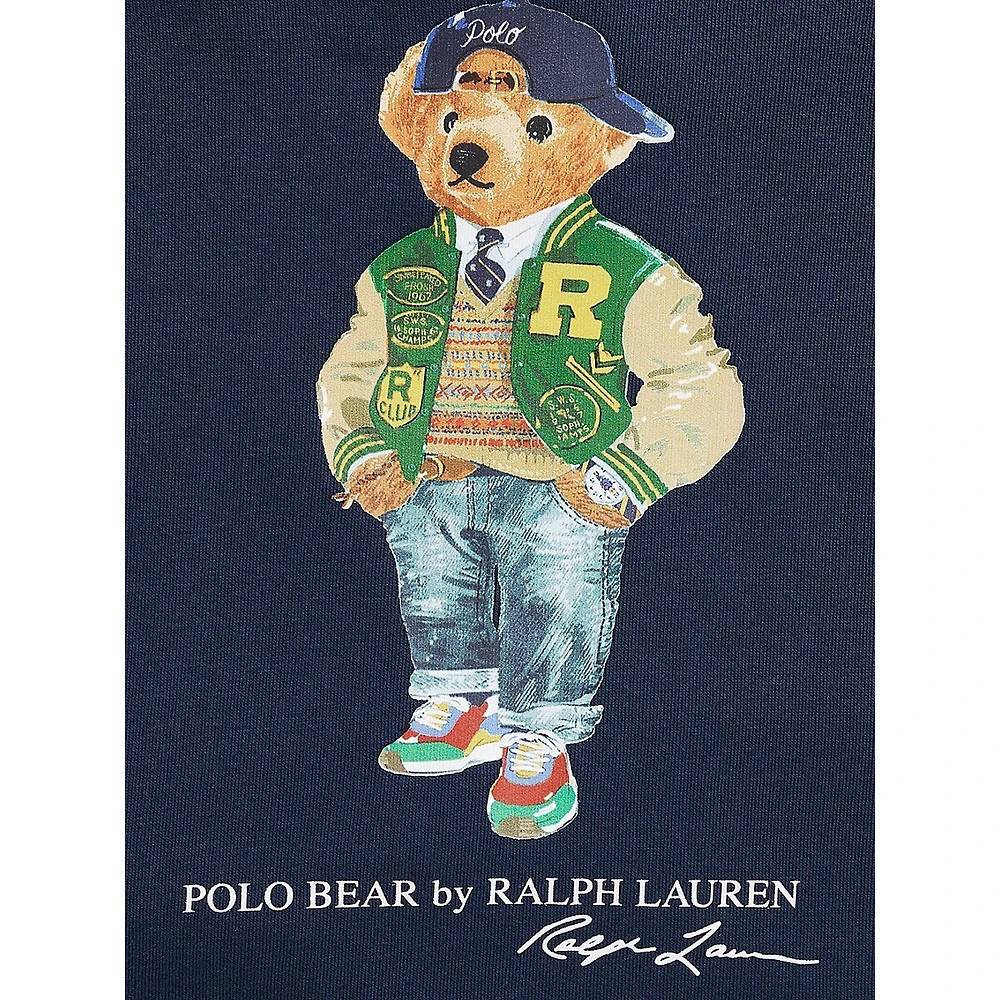 Boy's Polo Bear Fleece Hoodie