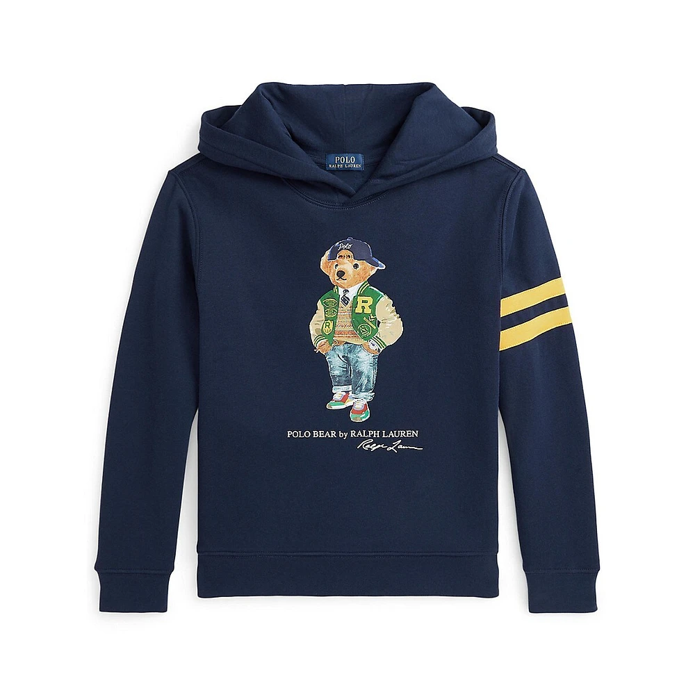 Boy's Polo Bear Fleece Hoodie