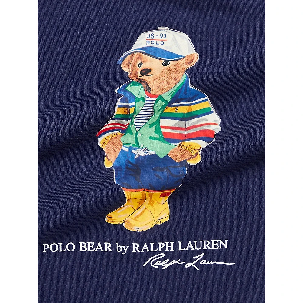 Ensemble 2 pièces t-shirt à manches longues et pantalon de jogging en polaire pour bébé garçon Polo Bear