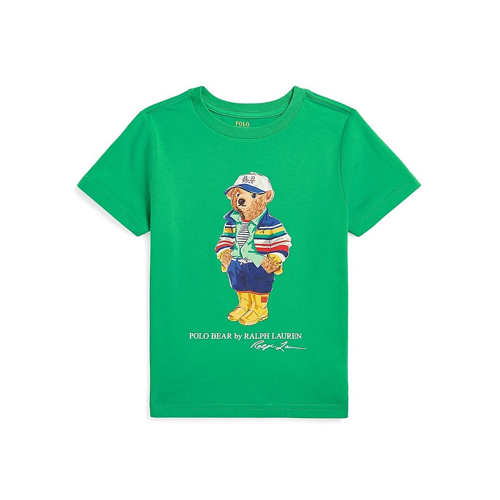 Little Boy's Polo Bear Jersey T-Shirt