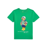 Little Boy's Polo Bear Jersey T-Shirt