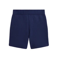 Little Boy's Fleece Logo Shorts