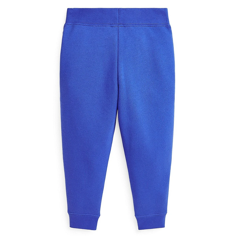 Little Boy's Fleece Logo Joggers