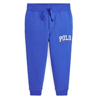 Pantalon de jogging en polaire avec logo pour petit garçon