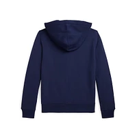 Boy's Full-Zip Fleece Logo Hoodie