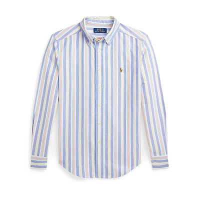 Boy's Striped Oxford Shirt