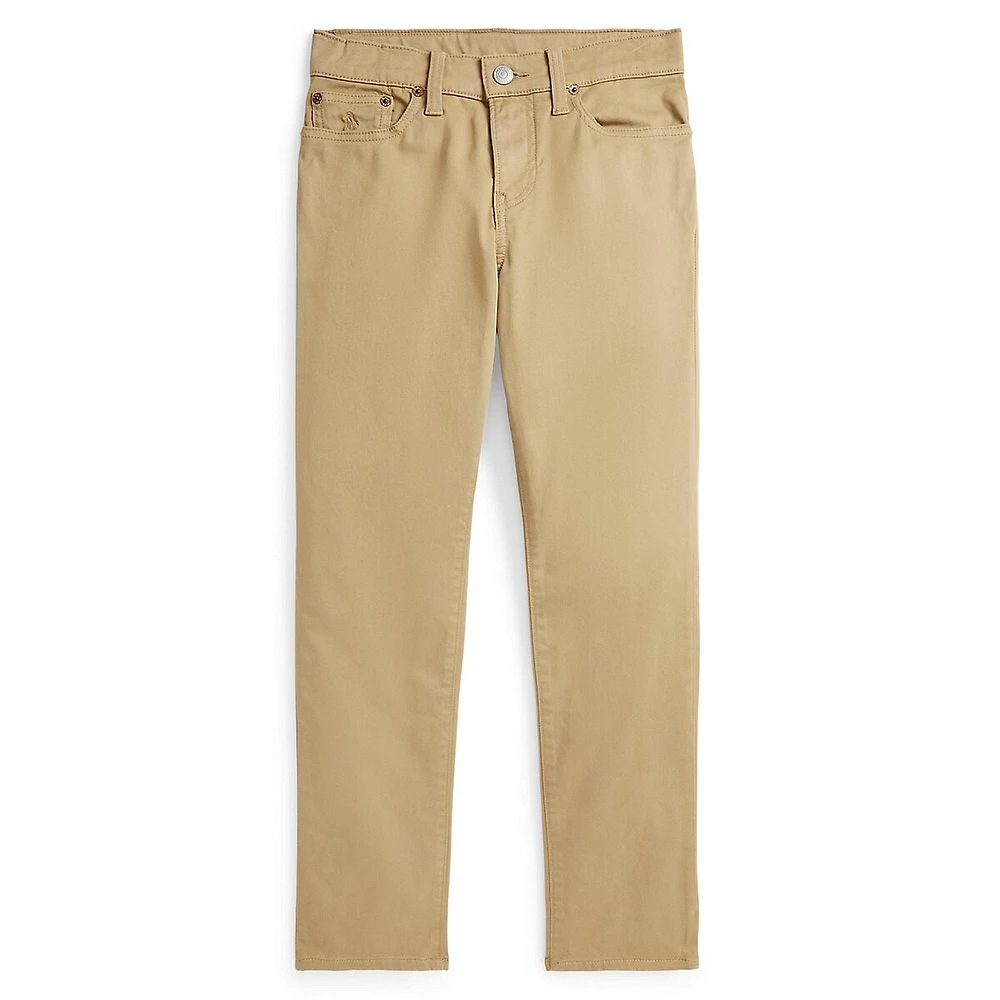 Boy's Sullivan Slim-Fit Stretch Sateen Pants