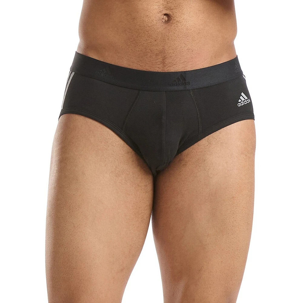 Adidas 3-Pack Stretch Cotton Briefs Set