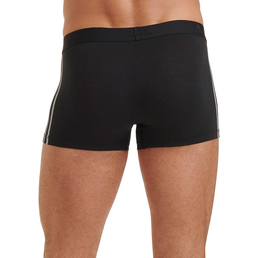 3-Pack Stretch Cotton Trunks Set