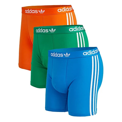 ​3-Pack Side-Stripe Long-Leg Boxer Briefs