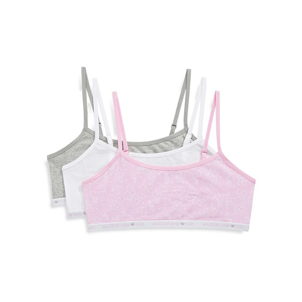 2-pack Padded Cotton Bras