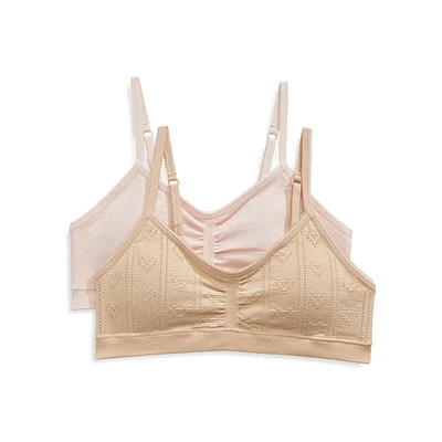 Girl's 2-Pack Seamless Bralette