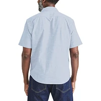 Short-Sleeve Regular-Fit Casual Shirt