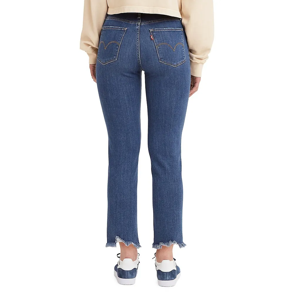 724 High-Rise Straight Crop Jeans - Chelsea On The Bias