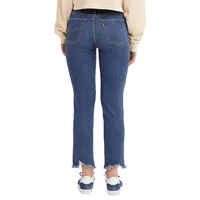 724 High-Rise Straight Crop Jeans - Chelsea On The Bias