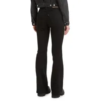 727 High Rise Soft Black Indigo ​Flare Jeans