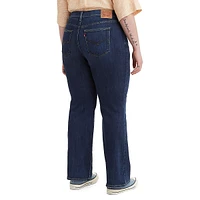 Plus 726 High-Rise Worn-In Flare Jeans