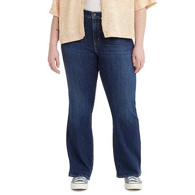 Plus 726 High-Rise Worn-In Flare Jeans