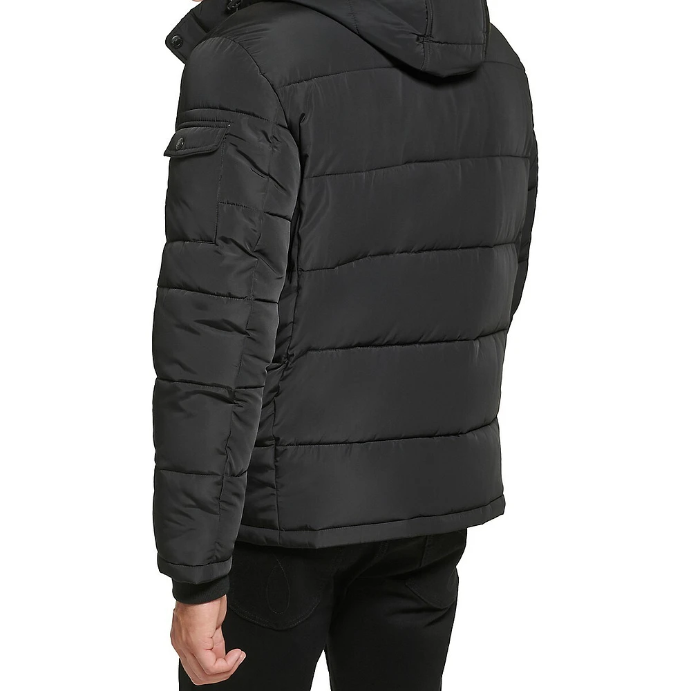 Polar Fleece Bib Puffer Jacket