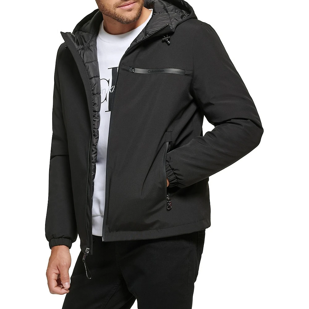 Hooded Stretch Jacket