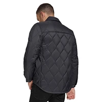 Quilted Nylon Shacket