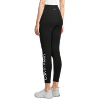 High-Waist Logo Cropped Leggings