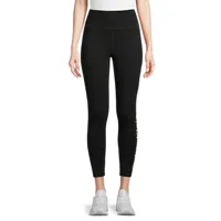 High-Waist Logo Cropped Leggings