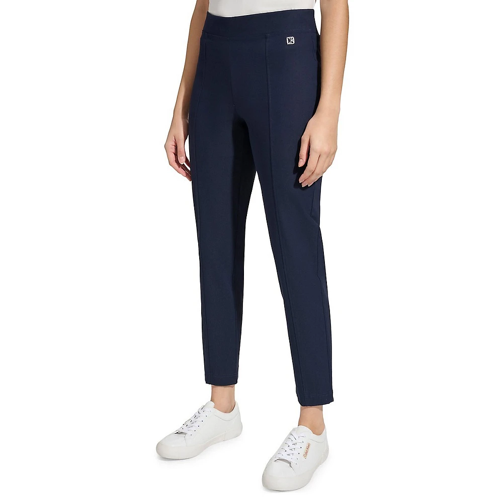 Seamed Pull-On Pants