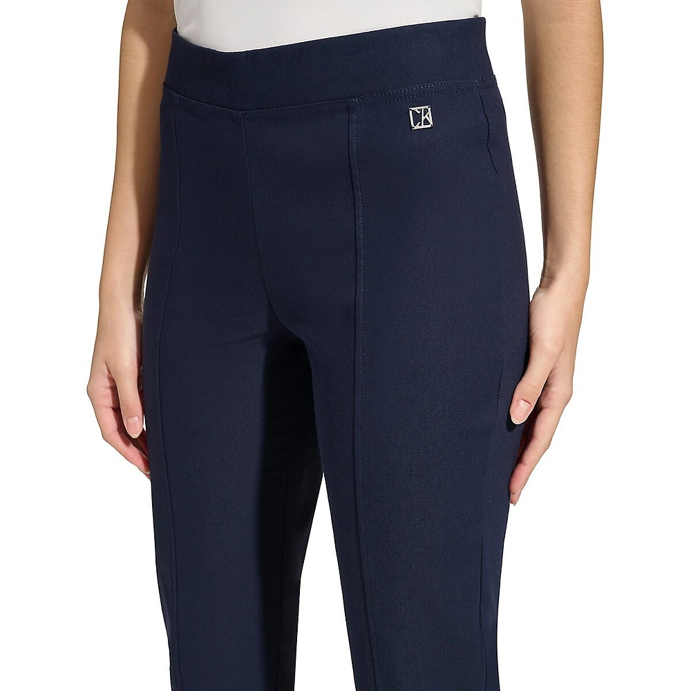 Seamed Pull-On Pants