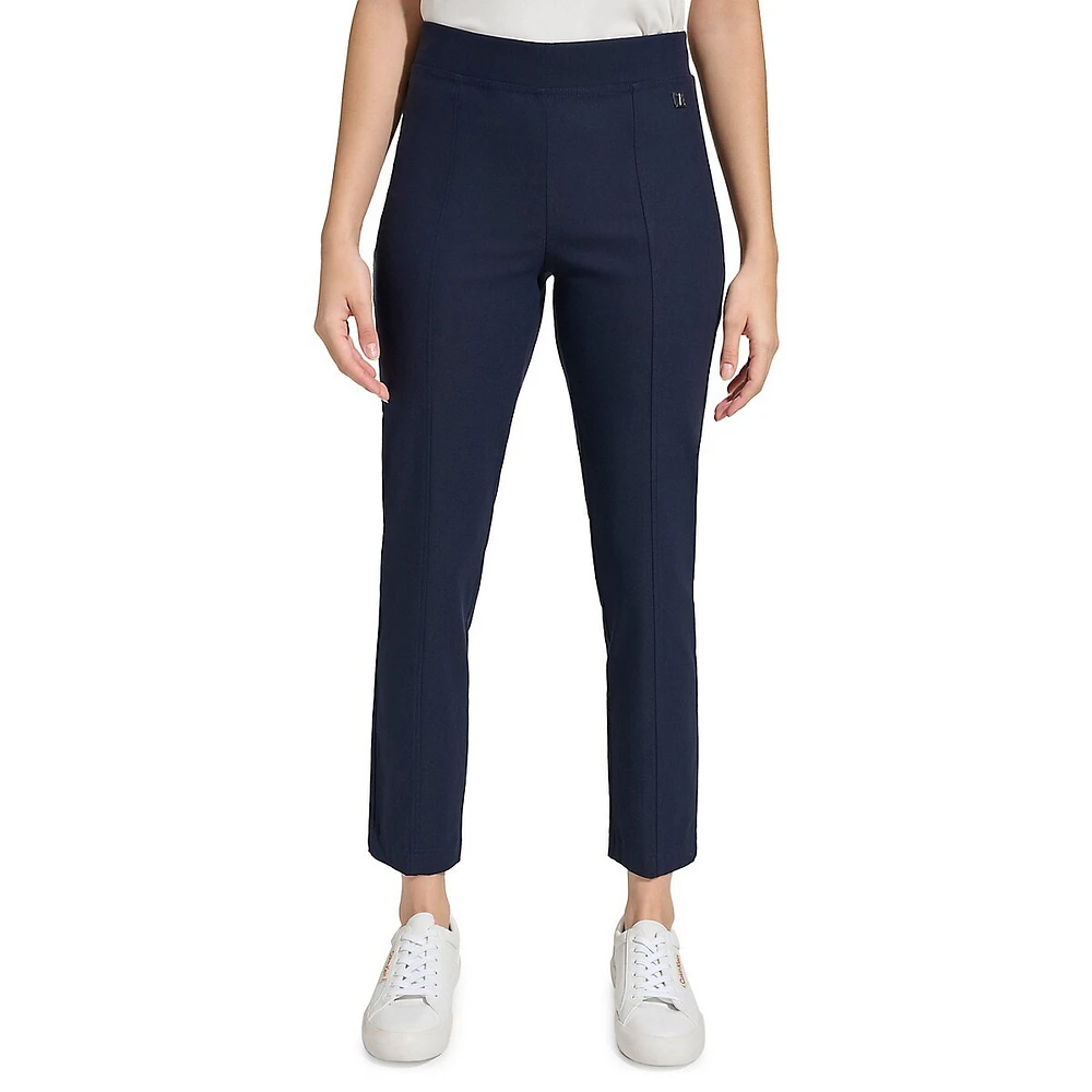 Seamed Pull-On Pants