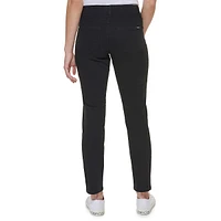 Cropped Twill Pants