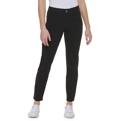 Cropped Twill Pants