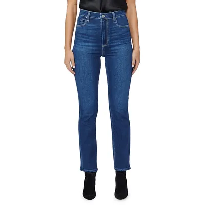 Cindy High-Rise Straight Cropped Jeans