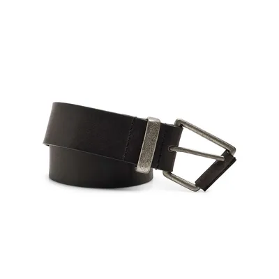 Getty Slanted Buckle Leather Belt