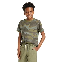 Boy's Favourite Tee Camo-Print T-Shirt