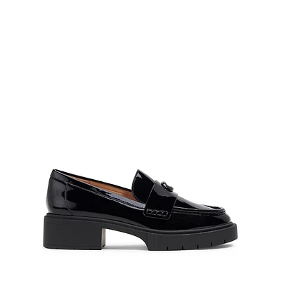 Women's Leah Patent Leather Platform Loafers