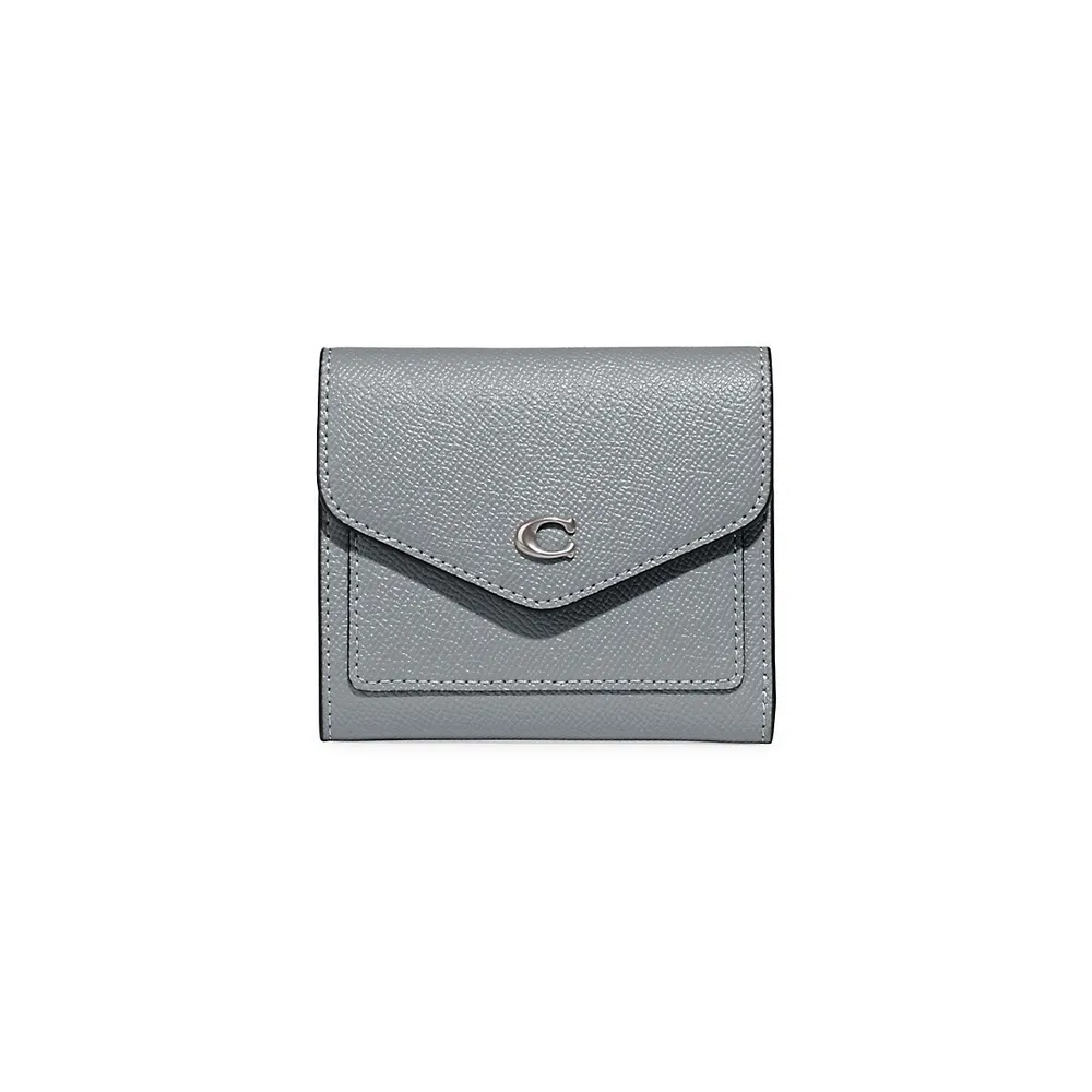 Small Wyn Crossgrain Leather Wallet