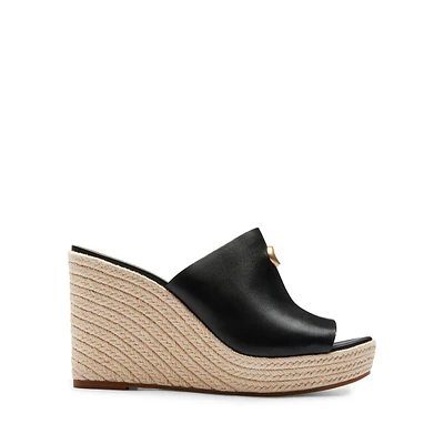 Gloria Leather Wedge Sandals