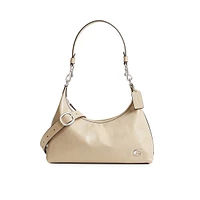 Glazed Leather Juliet Shoulder Bag