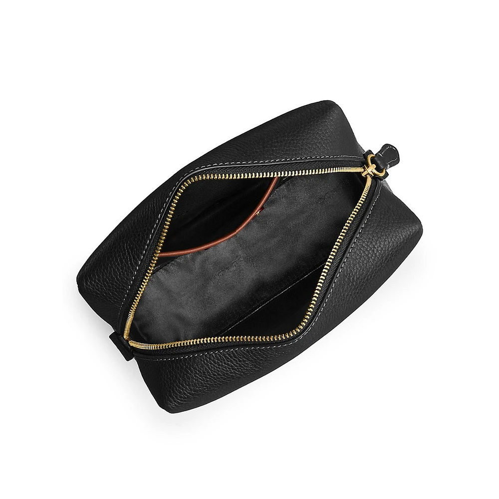 Leather Essential Cosmetic Pouch