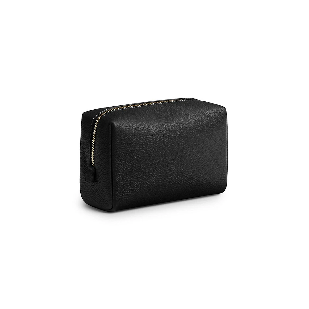 Leather Essential Cosmetic Pouch