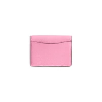 Pebbled Leather Essential Half Flap Card Case