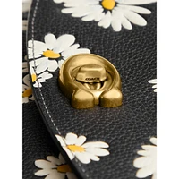 Floral Leather Cassie Crossbody