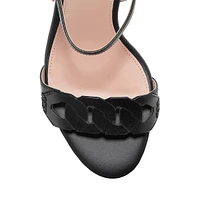 Future Classics Josie Chain Leather Dress Sandals