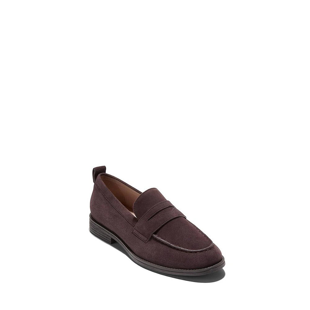 Women's Stassi Suede Penny Loafers