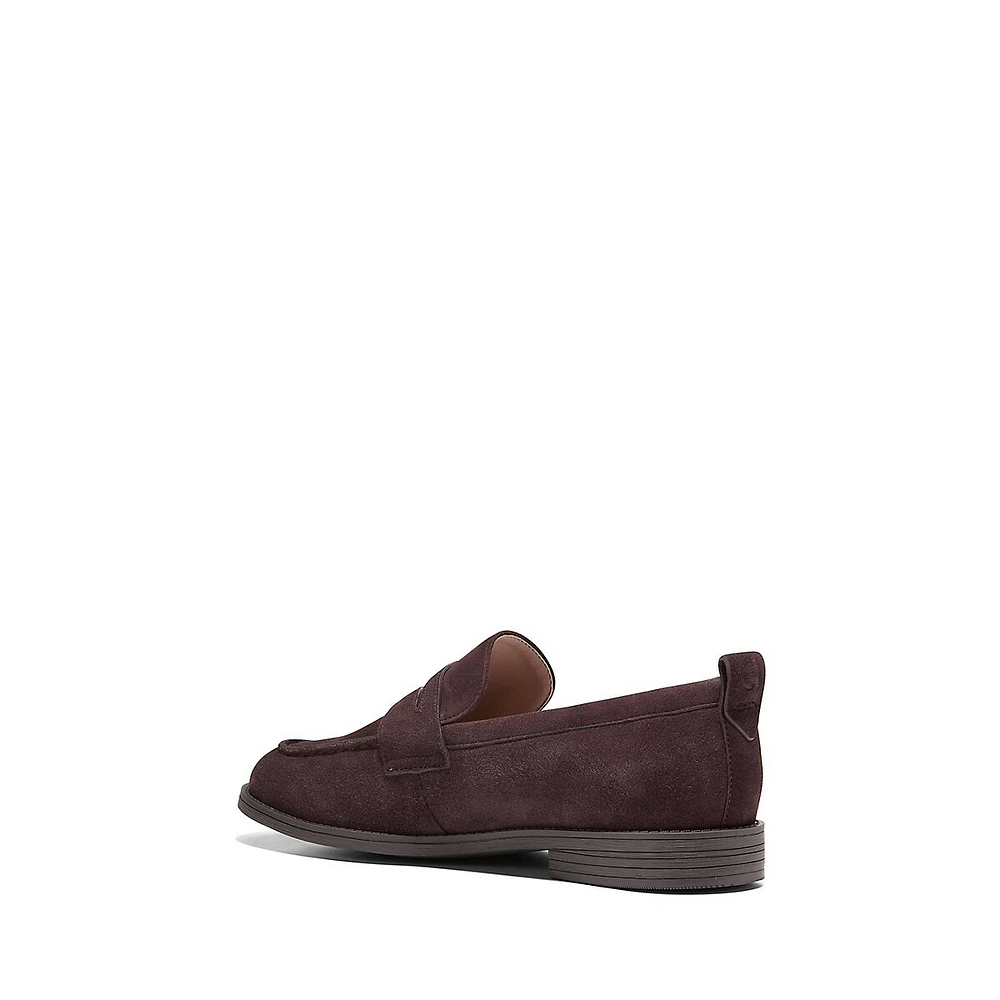 Women's Stassi Suede Penny Loafers