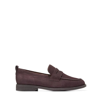 Women's Stassi Suede Penny Loafers